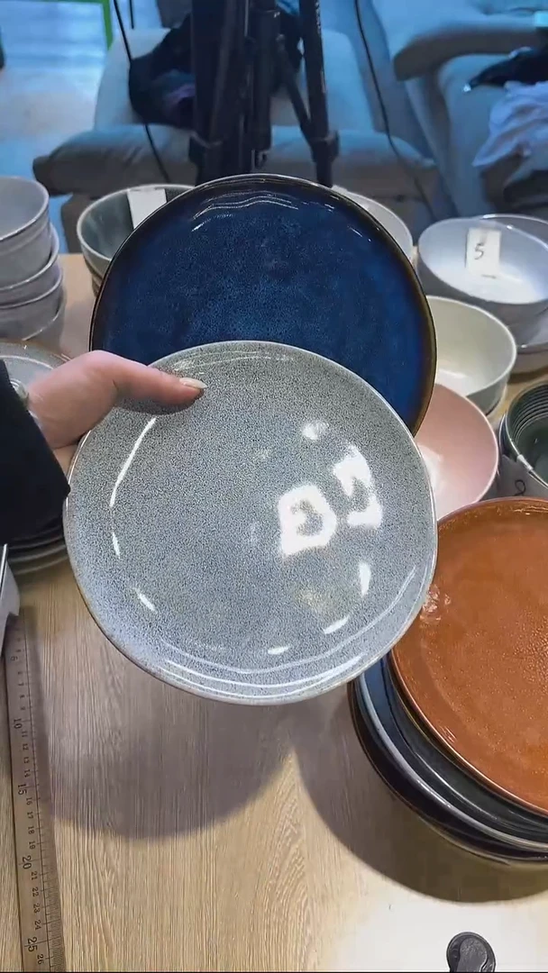 瓷08高温釉下彩陶瓷餐具