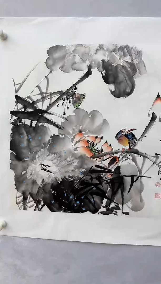 【闪购商品】纸本1炳山艺术---------绘画作品