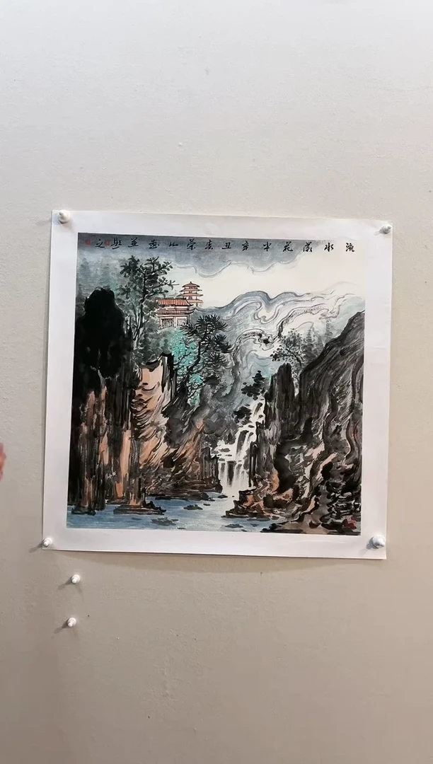 【闪购商品】国画绘画作品4平尺山水