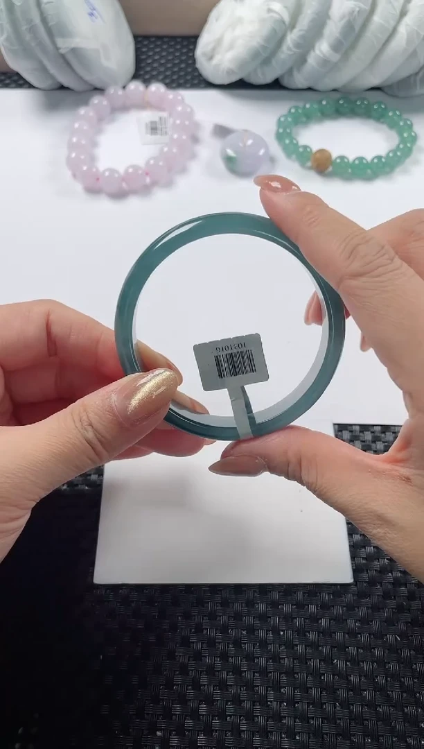 未镶嵌手镯翡翠基地发货H9785 57+