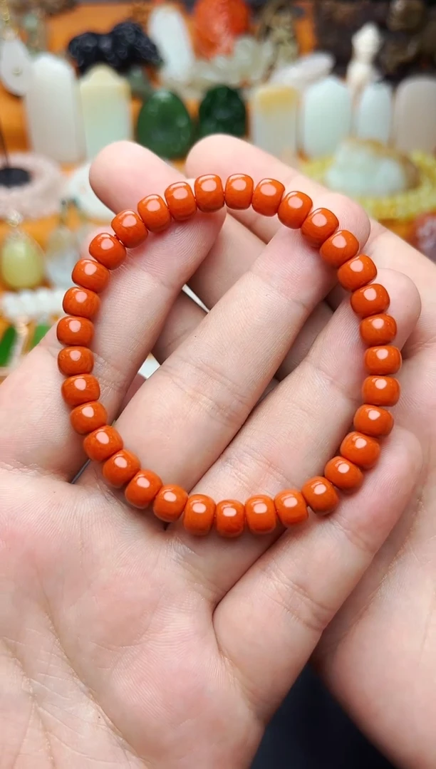 【闪购商品】南红玛瑙手串未镶嵌手串01
