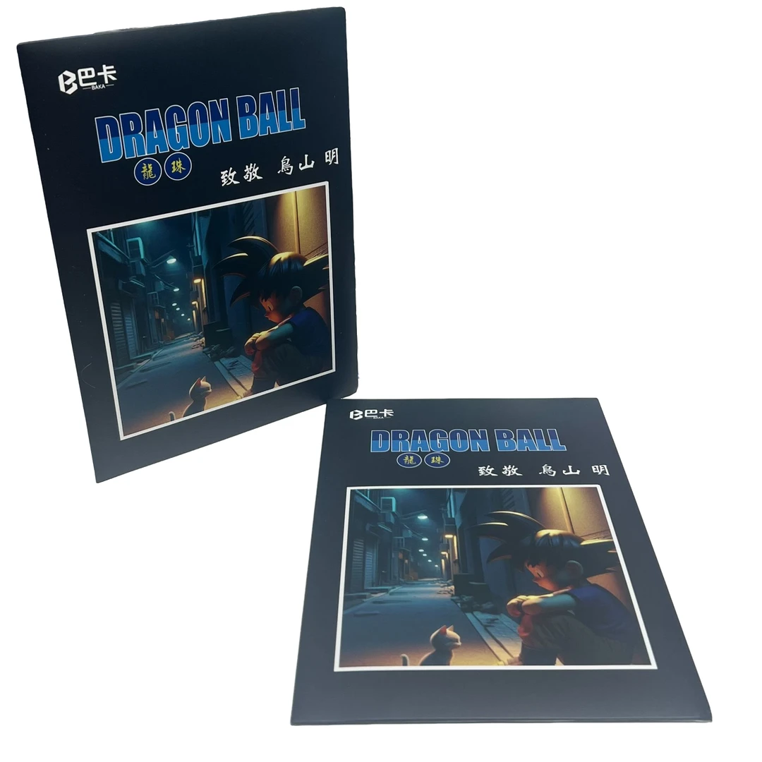 【小黑代拆】二创同人 巴卡龙珠-致敬鸟山明A5色纸+吧唧