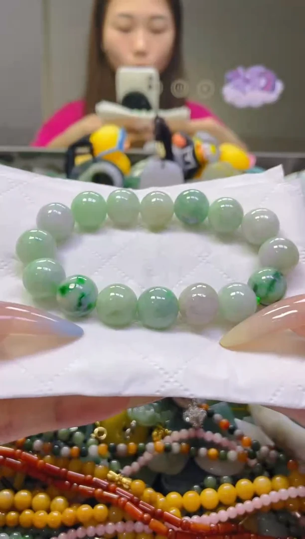 翡翠未镶嵌颈饰13MM/P/翡翠A货，一件也是批发价