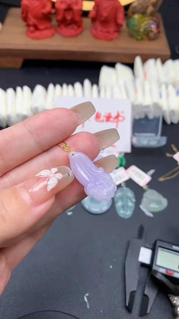 【闪购商品】翡翠吊坠(不含链)18K金镶嵌MS150220