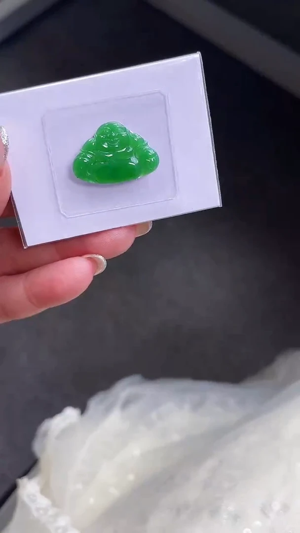 未镶嵌定制翡翠15*22.2*2.2佛公