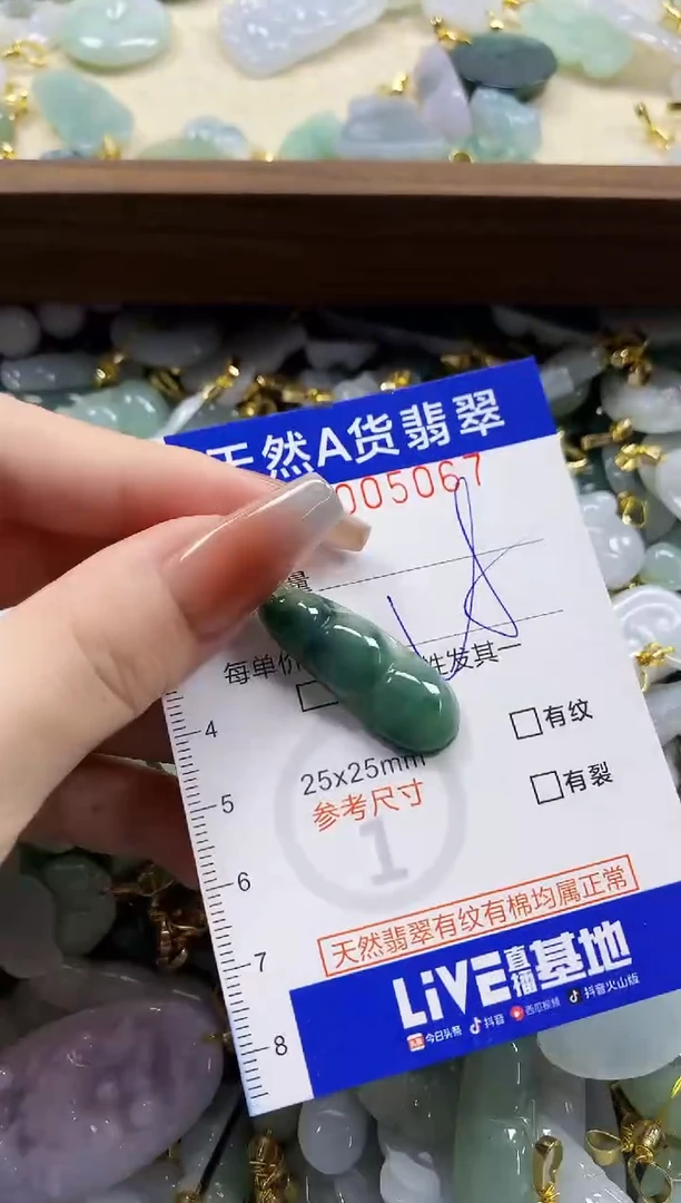 颈饰未镶嵌翡翠天然A货翡翠