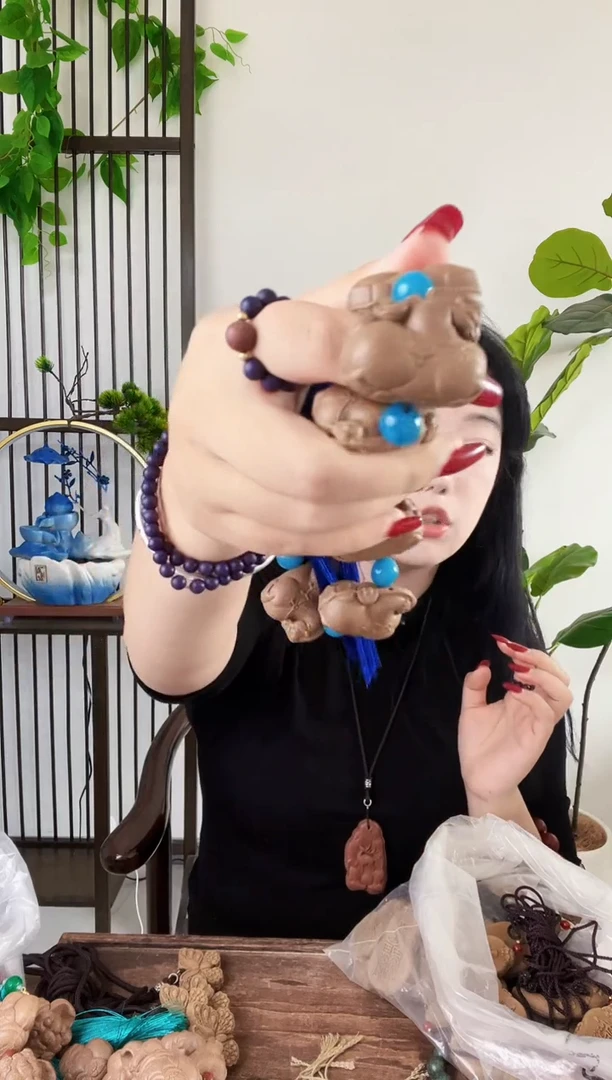 泥塑【龙涎小马手持】古法合香