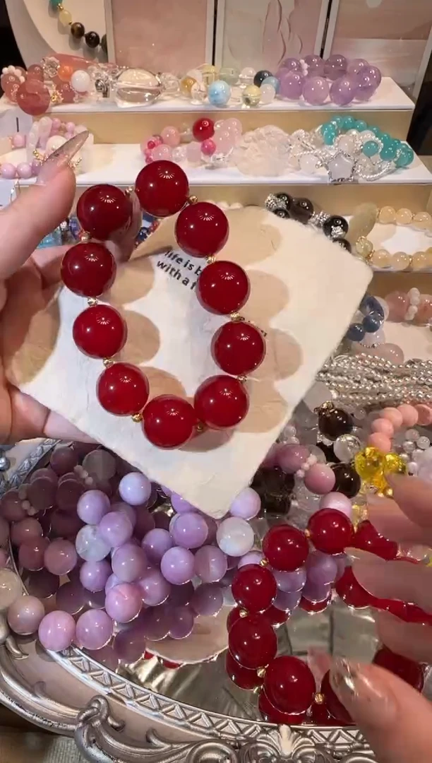 未镶嵌手串玛瑙/玉髓多样性发一