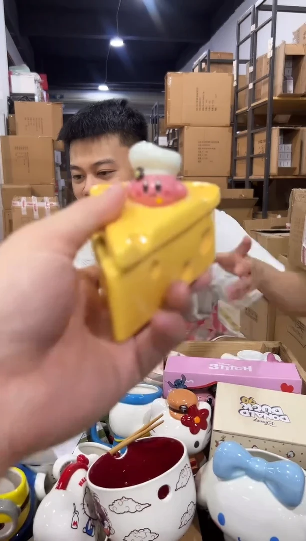 瓷片星之卡比奶酪首饰盒