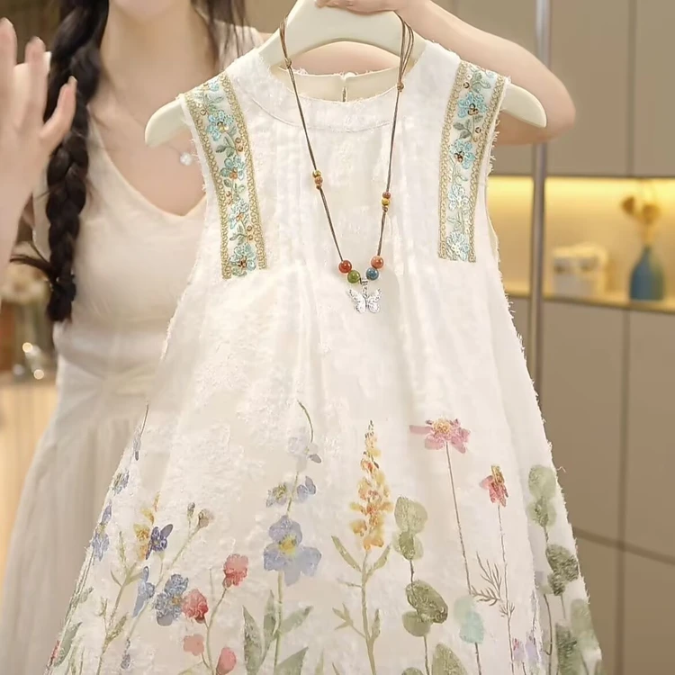 【现货】2025夏款女童可爱甜美网红洋气连衣裙