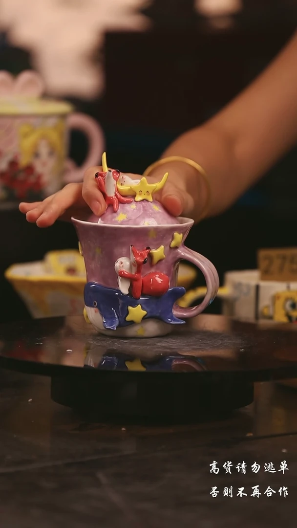 陶瓷景德镇可爱设计师款陶瓷