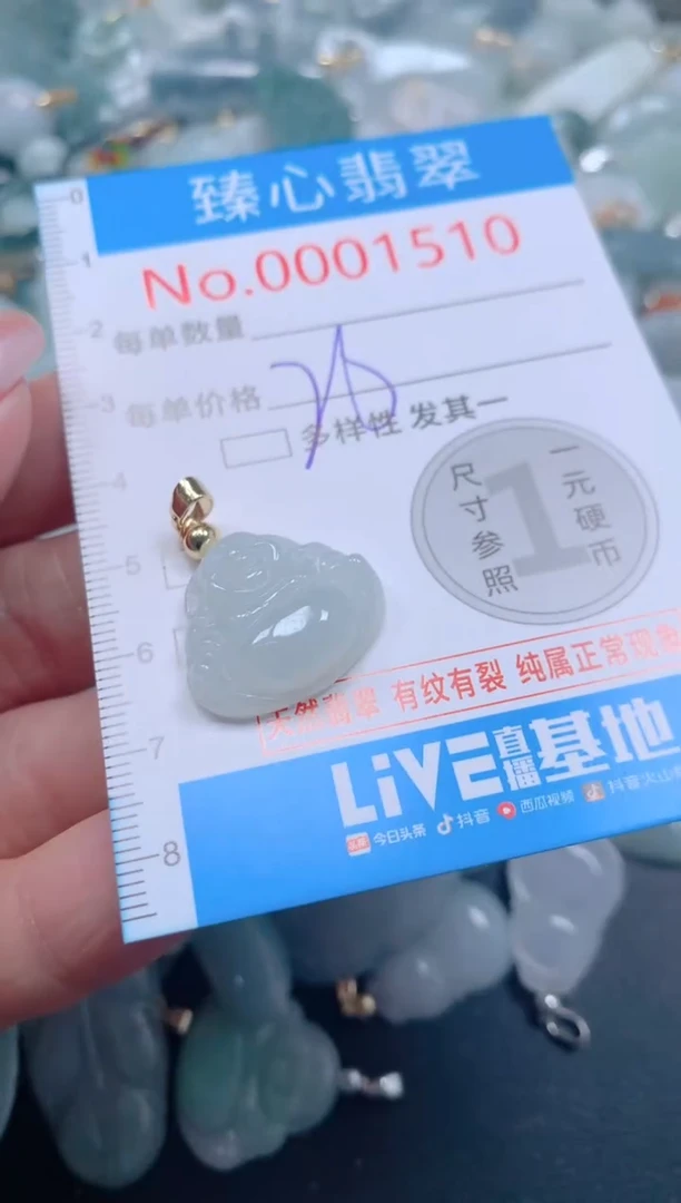 吊坠(不含链)未镶嵌翡翠1510