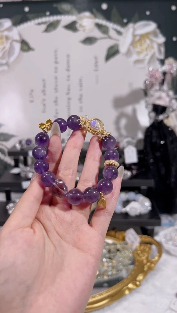 【闪购商品】水晶手链未镶嵌天然水晶默认微瑕 多样性发货发其一