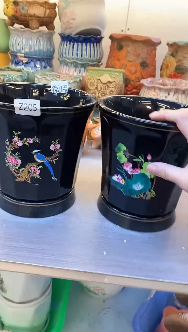 @@陶瓷多肉花盆Z205微瑕