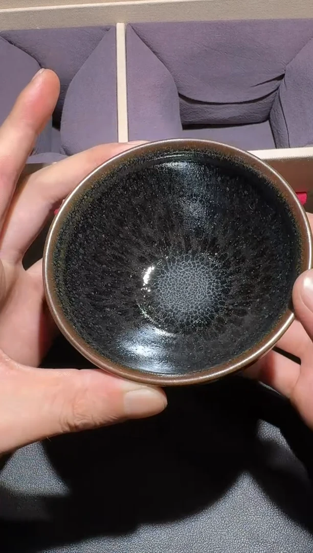 茶盏许家有龙窑柴烧豹纹窑宝190