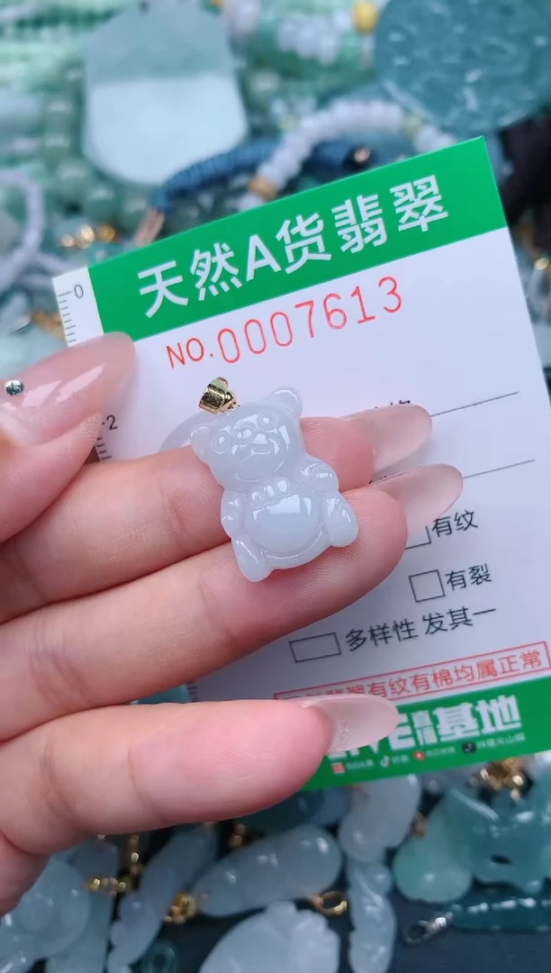 翡翠未镶嵌颈饰.0007613