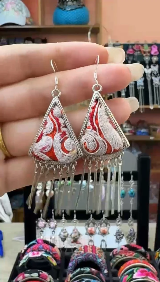 织绣艺枝独绣老绣饰品152