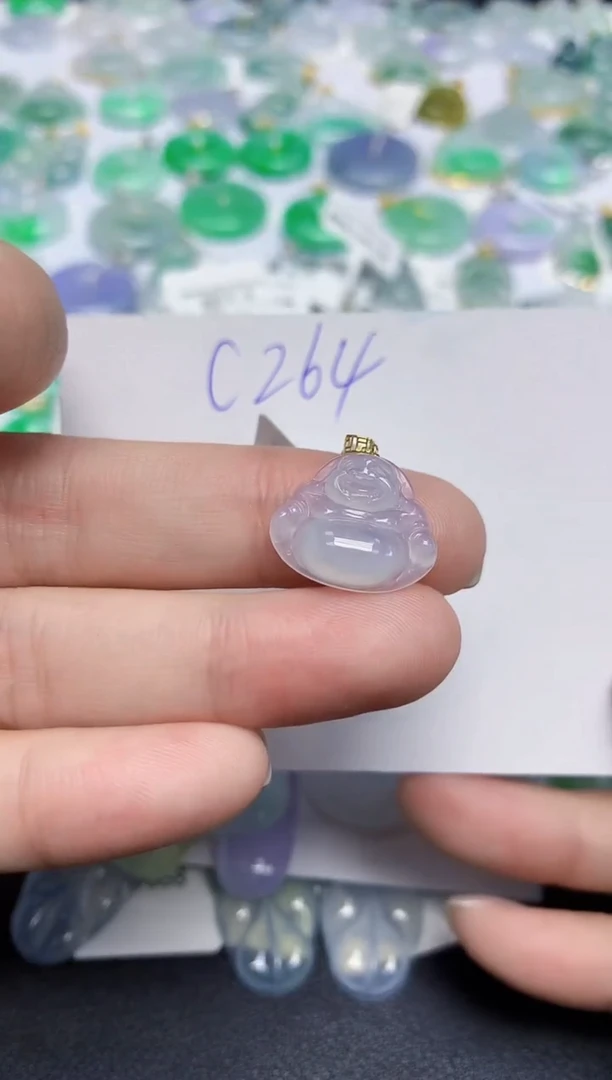 颈饰未镶嵌翡翠天然缅甸翡翠A货翡翠百元以上9元证书费自理