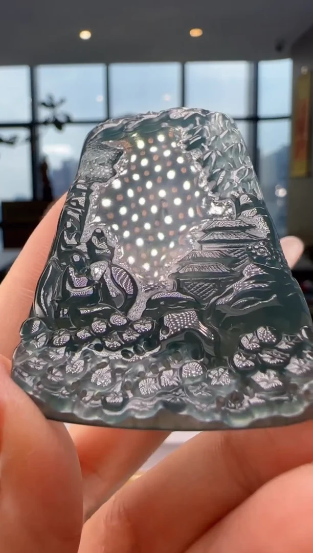 颈饰未镶嵌翡翠多样性发其一YJ@@960Q3J22364