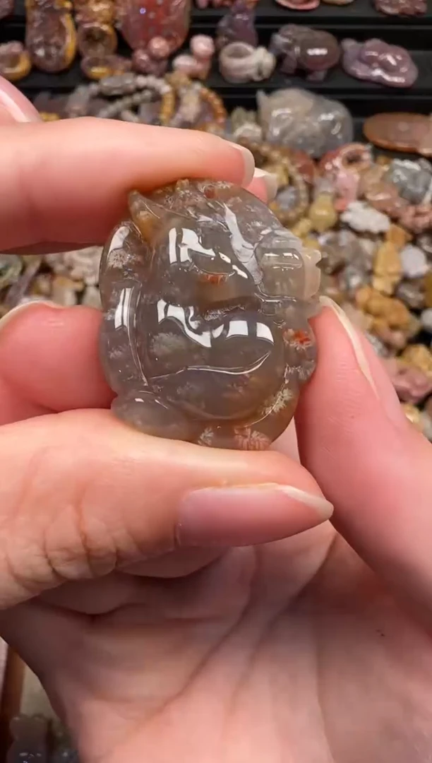 颈饰未镶嵌硅化珊瑚（珊瑚玉）159