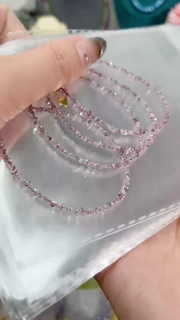 【闪购商品】钻石手链银S925镶嵌普罗旺斯紫99