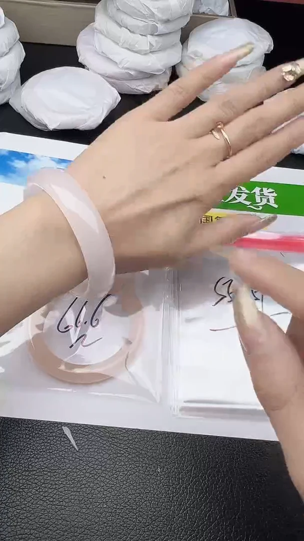 未镶嵌手镯石英质玉圈口55 56