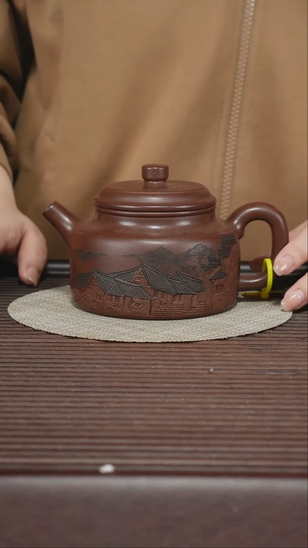 茶壶紫砂T360 底槽清 德钟 400cc