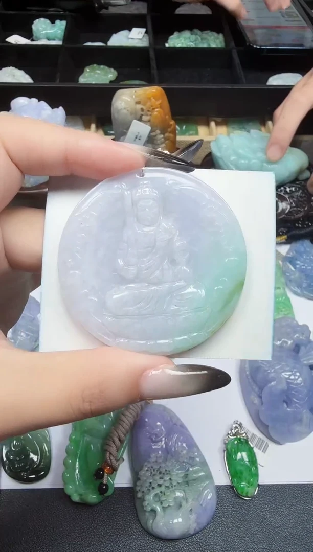 未镶嵌挂件翡翠天然a货翡翠123