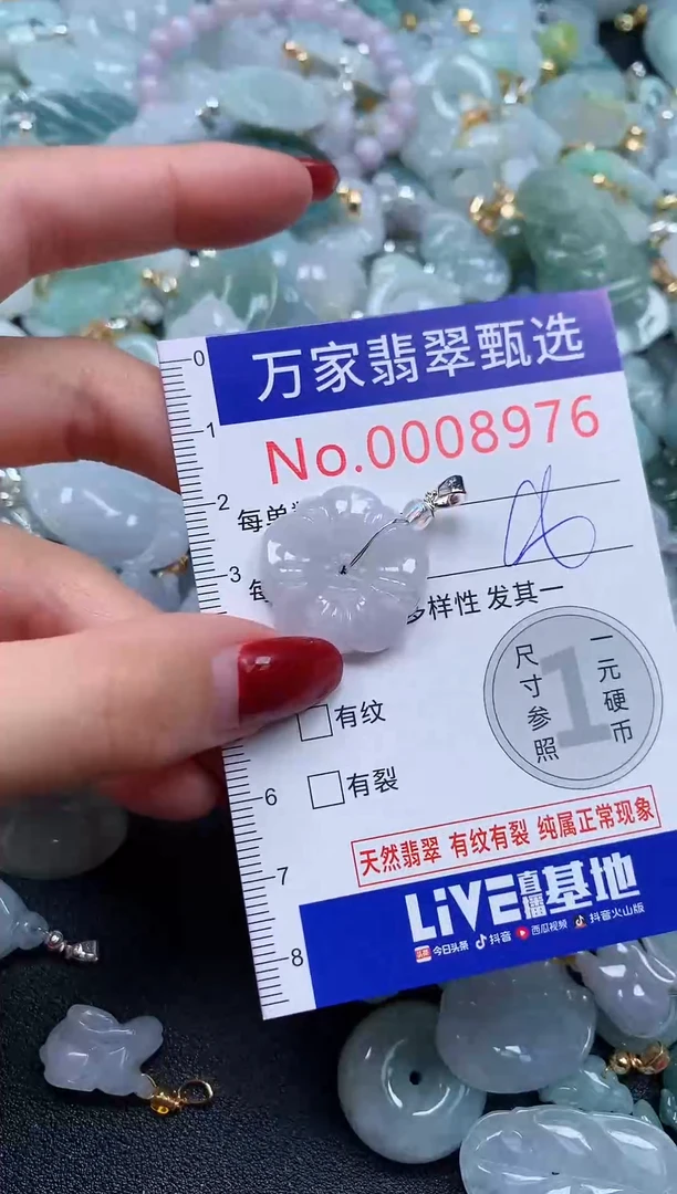 颈饰未镶嵌翡翠8976