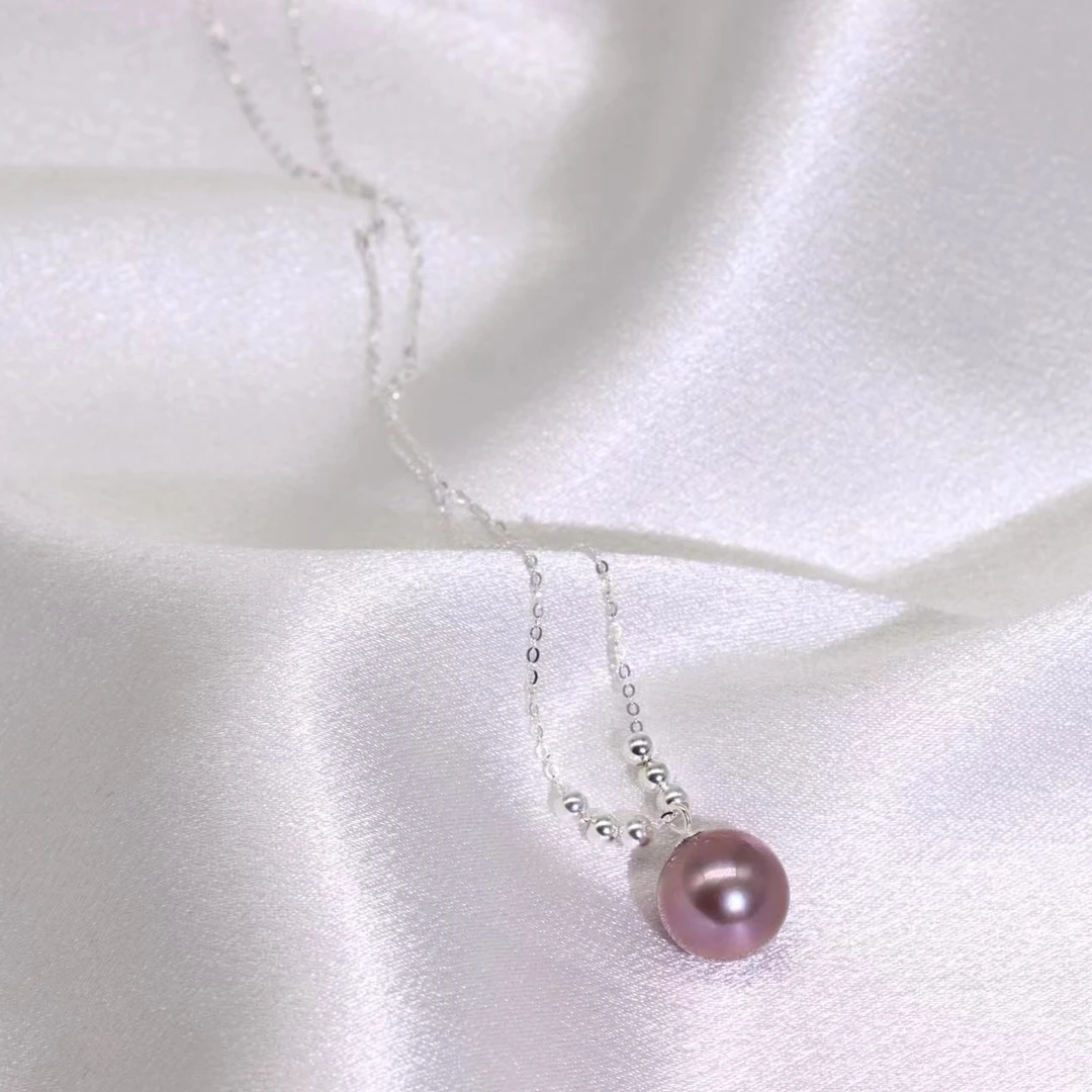 【高途佳品】6+1款紫色珍珠吊坠（9-11mm）S925银材质