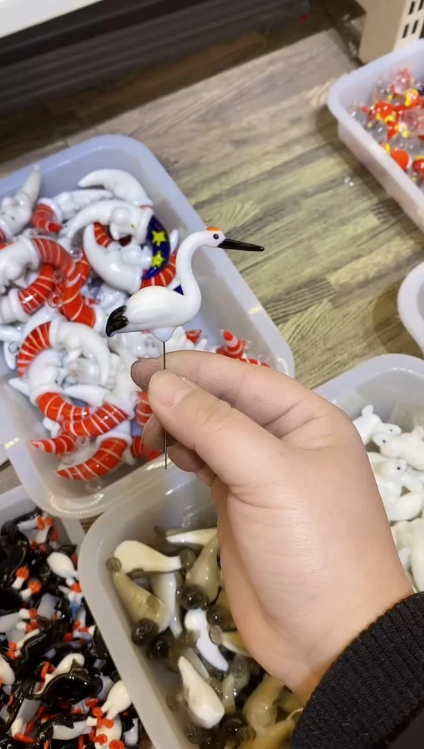 【闪购商品】琉璃手工艺品仙鹤