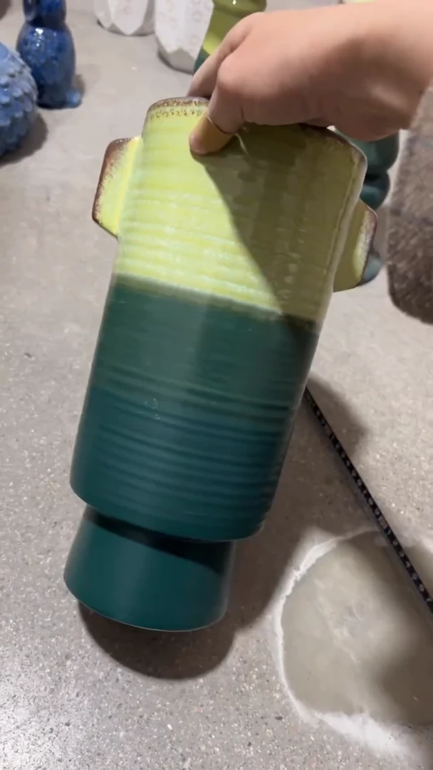 【闪购商品】陶瓷花盆高30.5cm内口12.5cm