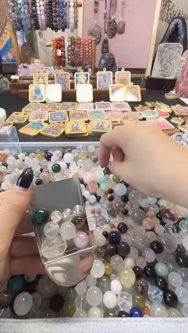 水晶珠宝半成品未镶嵌水晶珠珠