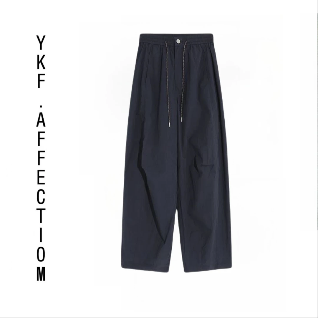 简约休闲隐形口袋宽松显瘦气球裤61511