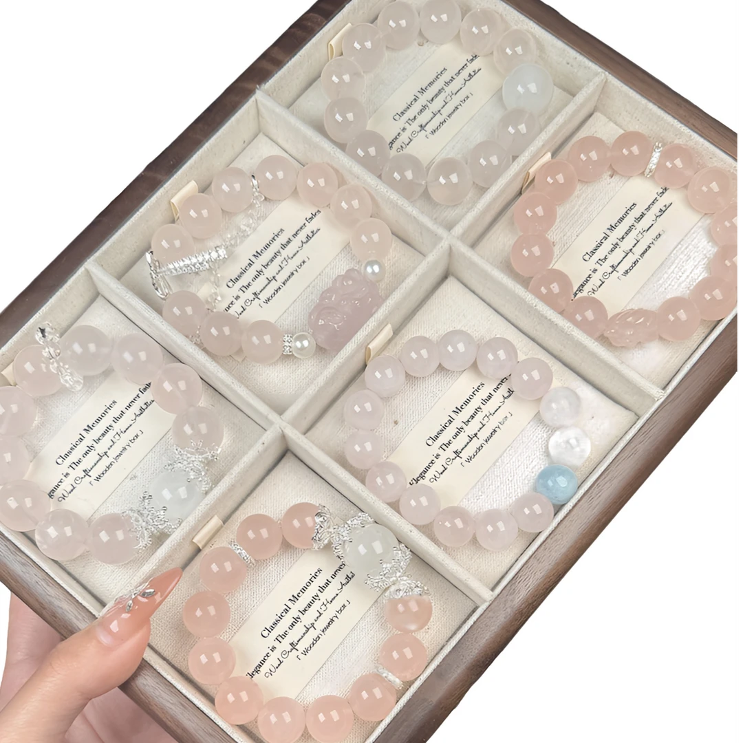 米多多 水晶手串直播专用链接手工