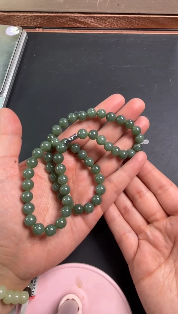 【闪购商品】和田玉项链未镶嵌若羌微色差卡8妈妈链