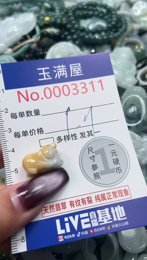 颈饰未镶嵌翡翠3311