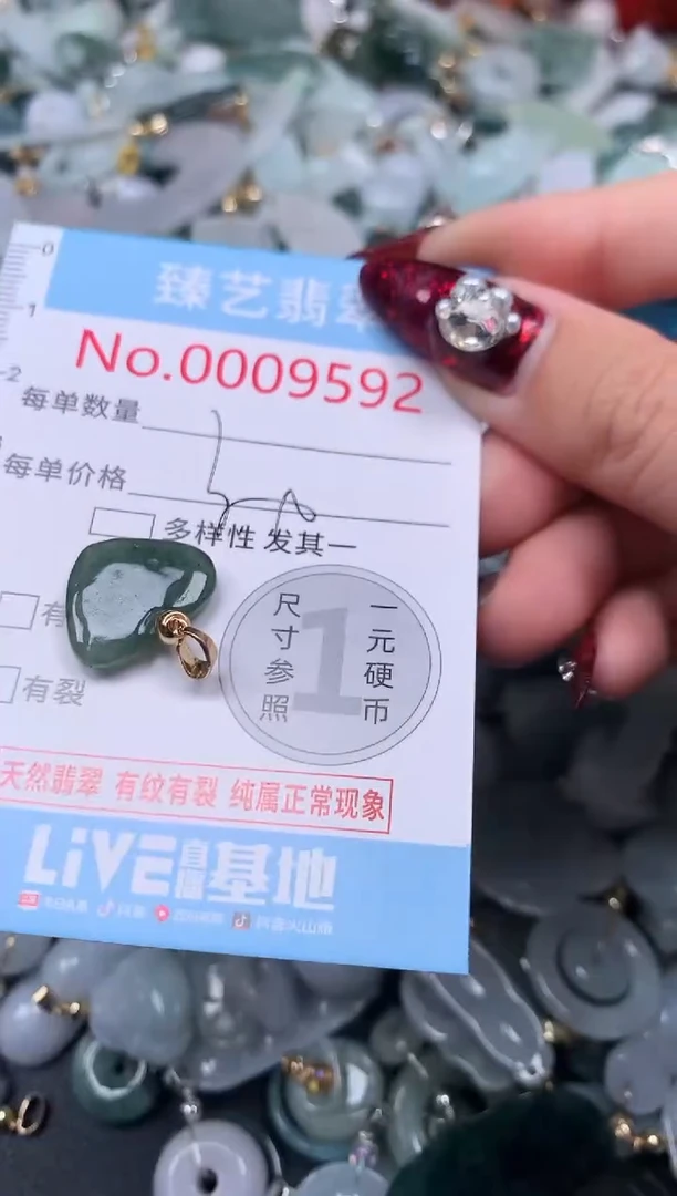 颈饰未镶嵌翡翠9592