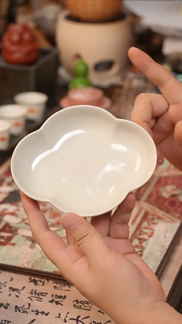 茶具草木灰海棠一人饮壶承