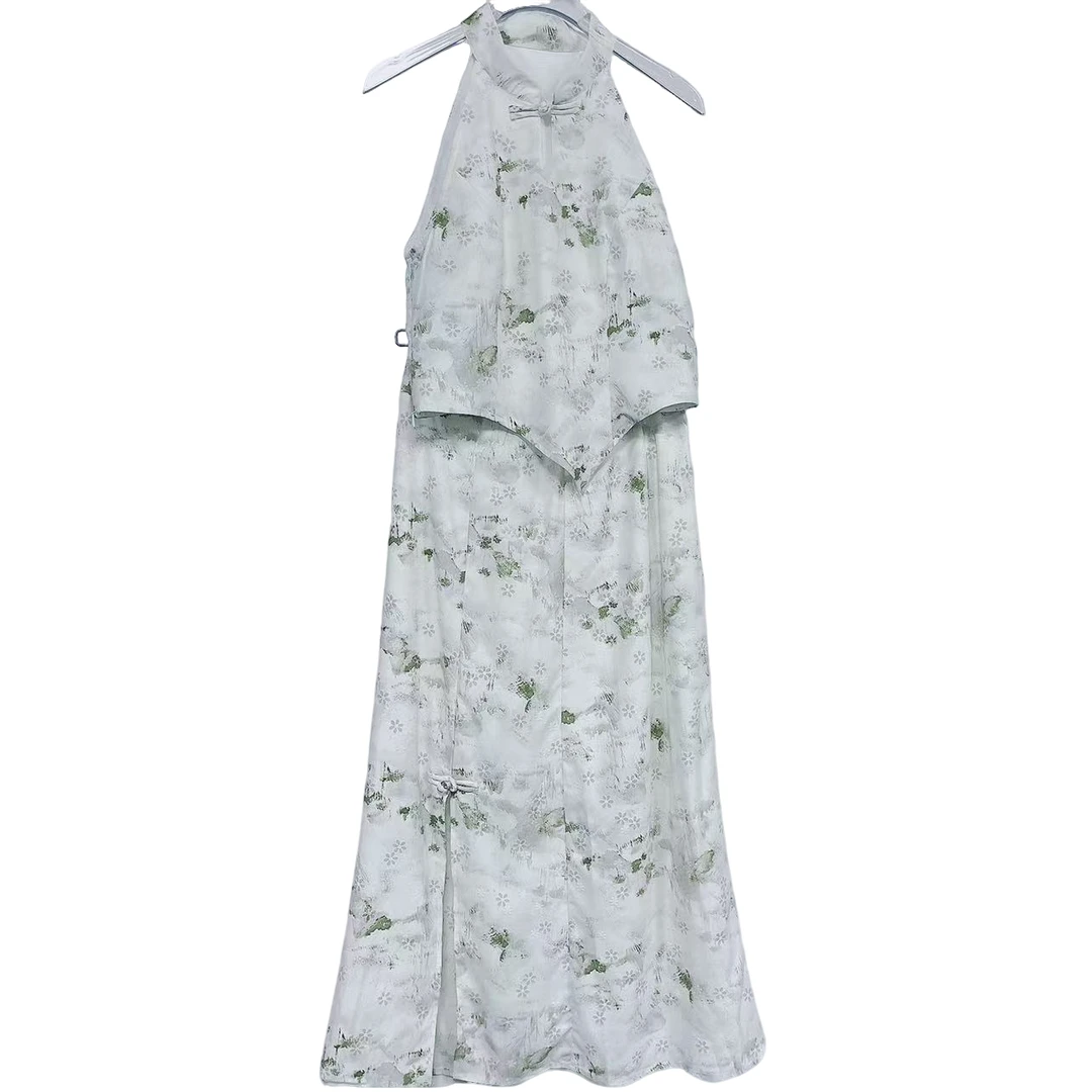 【小依专享】D3F28165时尚国风优雅套装-8165