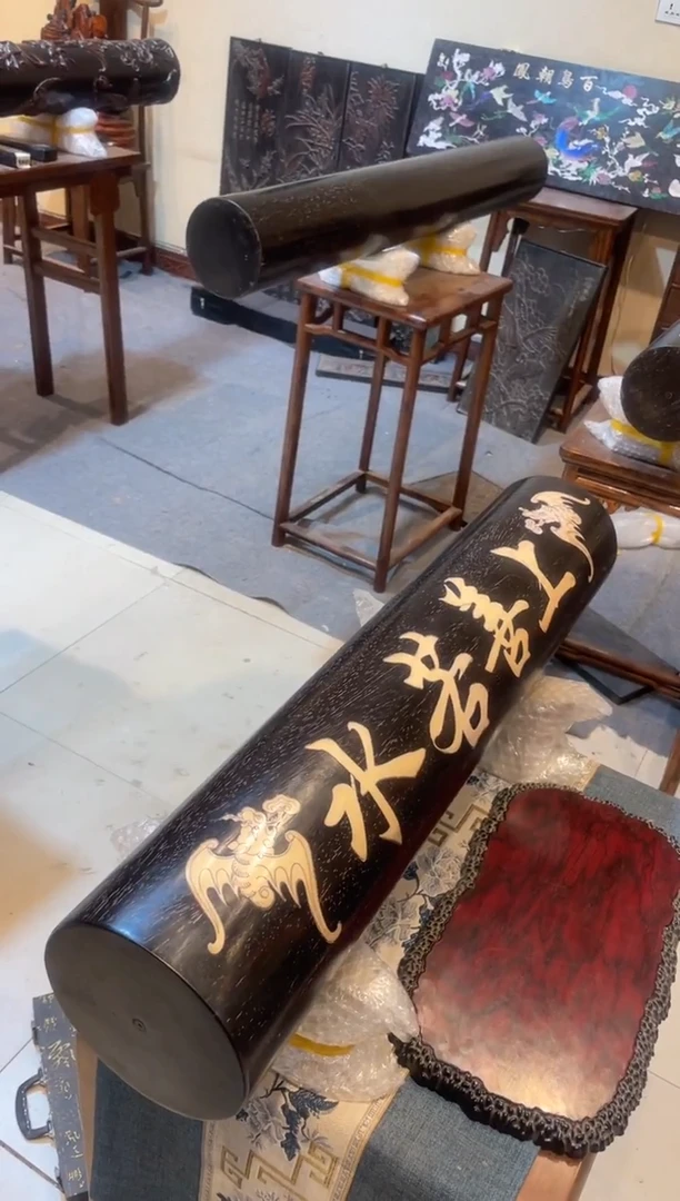 木^****?珍藏老货...紫檀...横财摆件