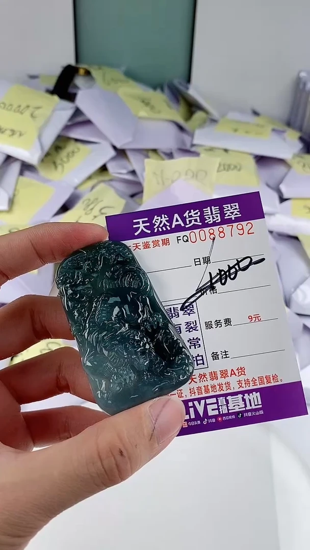 翡翠未镶嵌颈饰