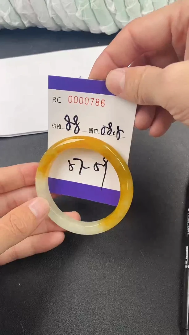 未镶嵌手镯翡翠手镯0786