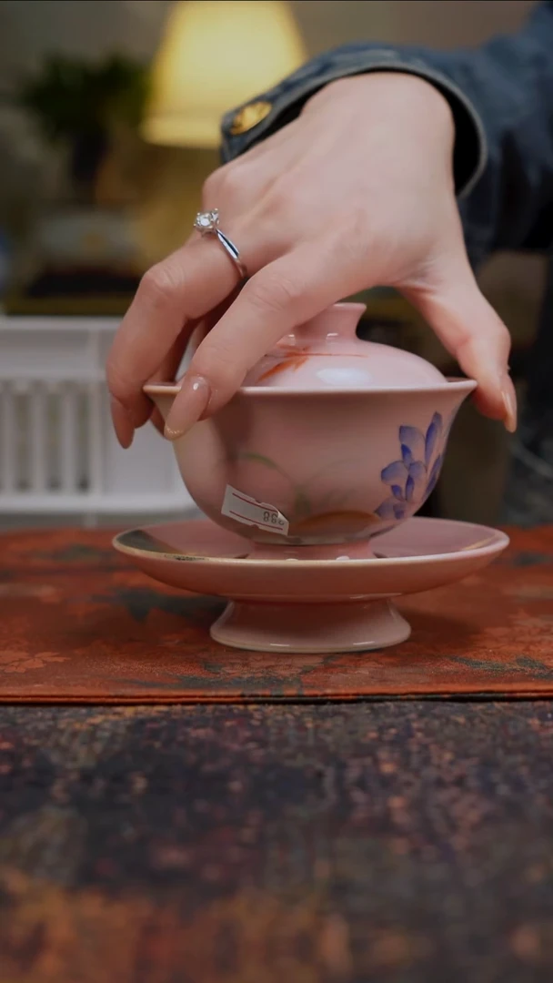 杯景德镇陶瓷杯碗柴烧多人