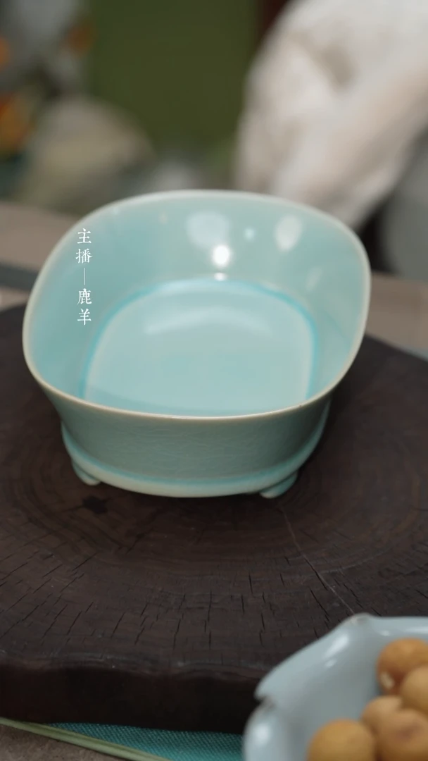 【闪购商品】水仙盆（涩口瑕疵简包）-汝瓷张海英-羊