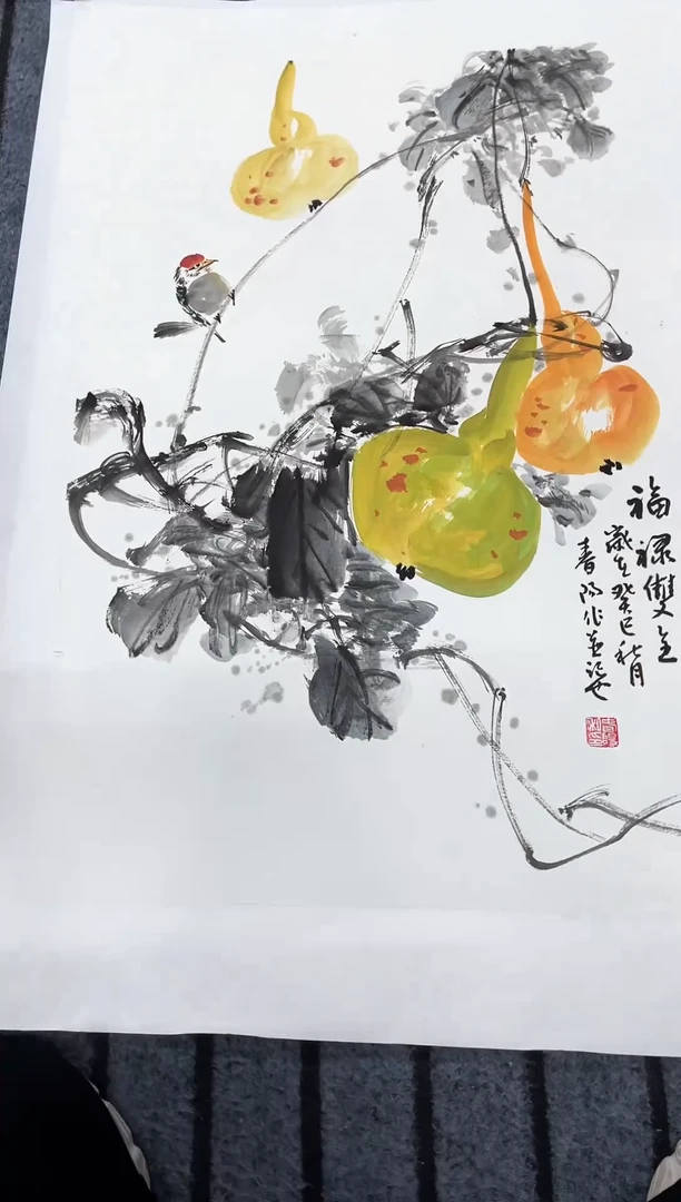 精品国画花鸟作品