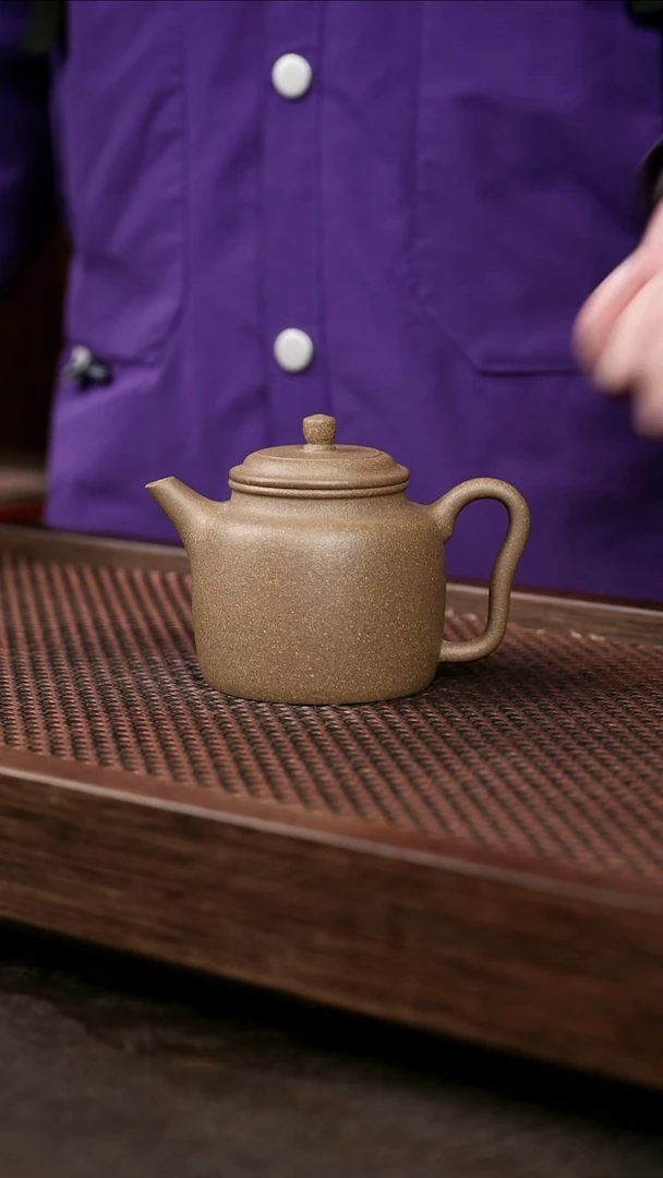 茶壶紫砂芝麻绿汲直