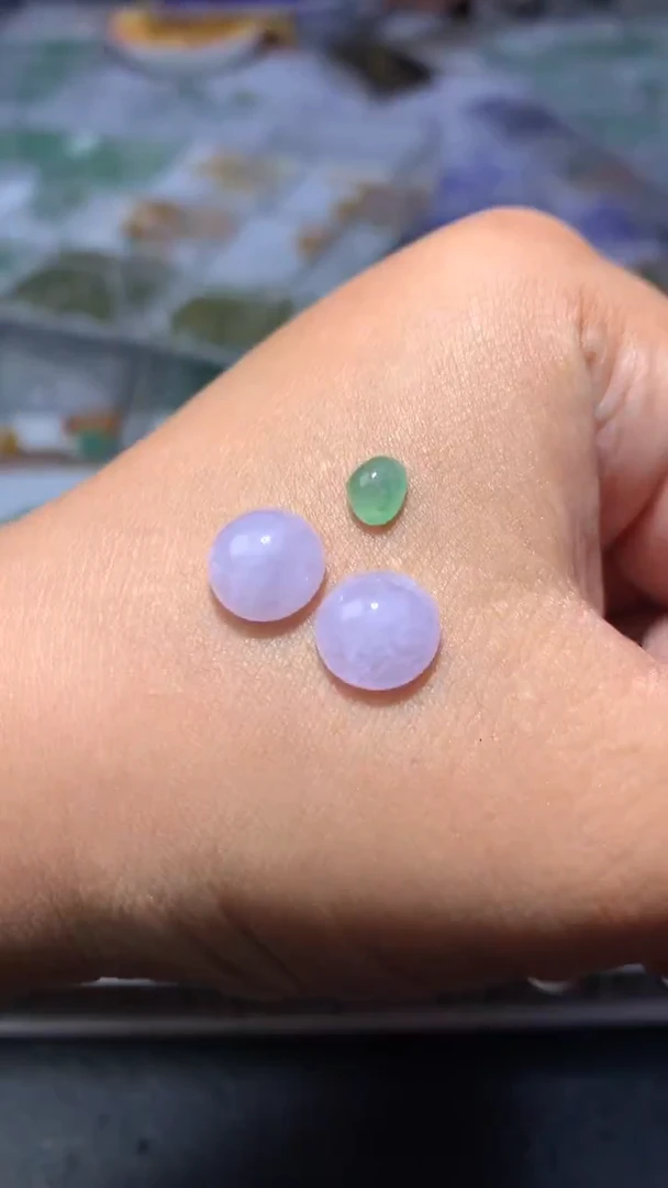 未镶嵌定制翡翠毛货