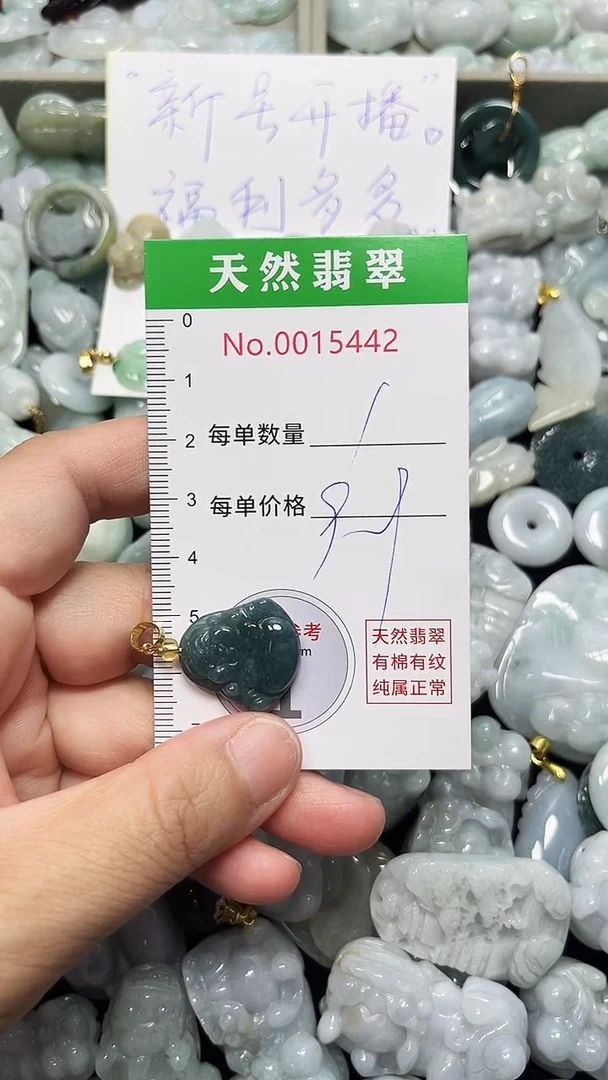 翡翠未镶嵌吊坠(不含链)5442