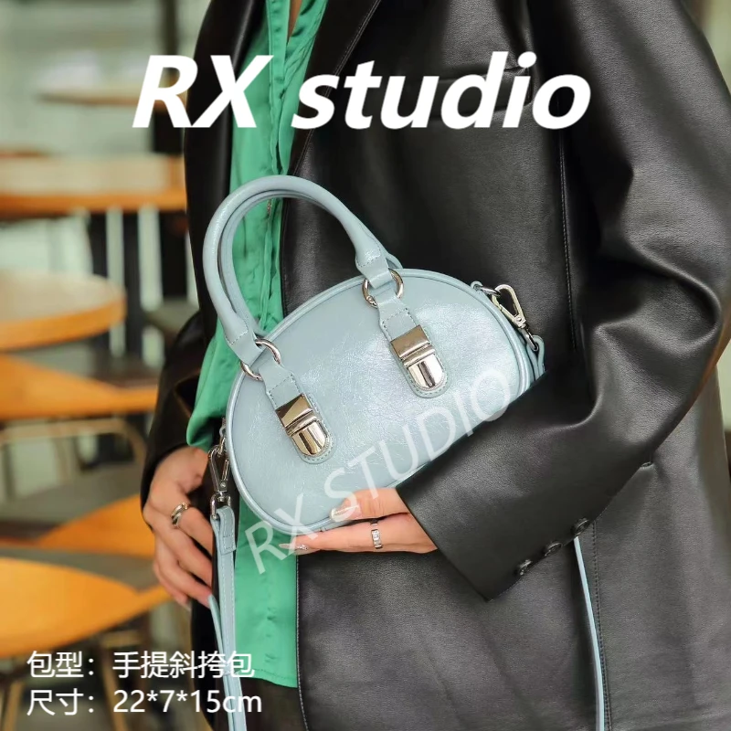 【南沙瑞熙】PL-591-天空蓝轻奢小众设计感时尚百搭女士包包